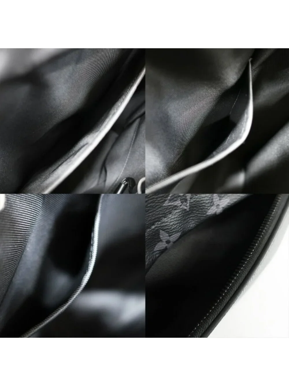 Louis Vuitton Ten Saumur Backpack Monogram Eclipse Black